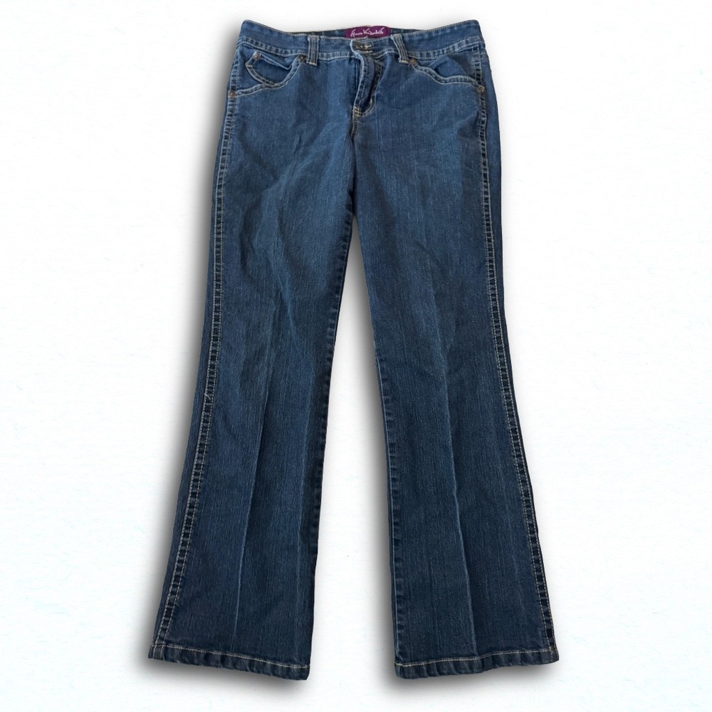 Gloria Vanderbilt Amanda Bootcut Jeans Womens 10 Blue Denim Medium Wash Flap Pkt